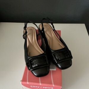 Easy Spirit “Jola” Black Slingback Heels, Women’s Sz 7.5